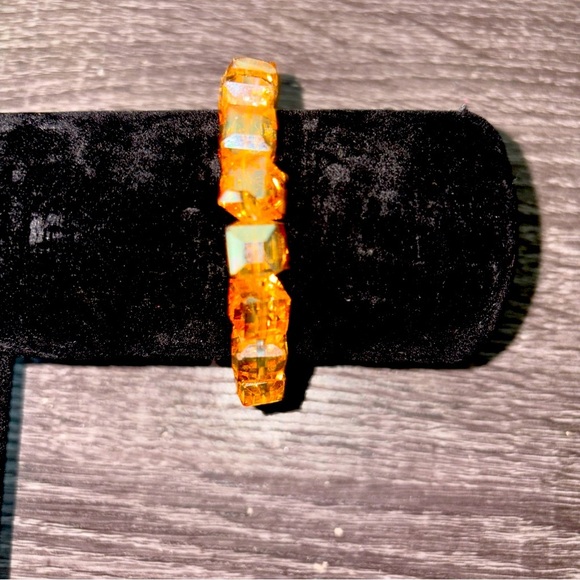 Women's Nigerian Traditional Wedding Stretch Beads Gorgeous Bride Wedding Gold - Picture 3 of 5